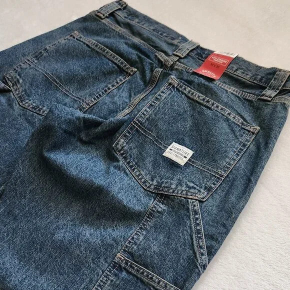 Levi Strauss Signature Carpenter Pants, Men's 30 x 30, NWT, Boot Cut Hammer Loop - Picture 9 of 15